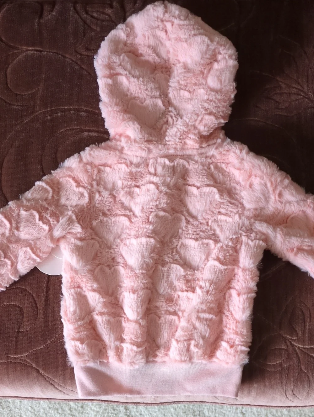 Kensie Toddler Pink Fuzzy Jacket